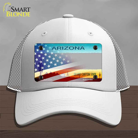 Arizona License Plate American Flag Novelty License Plate Hat HAT-MLP-12431