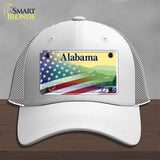 Alabama with American Flag Novelty License Plate Hat HAT-MLP-12475