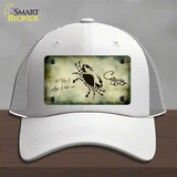 Cancer Zodiac Novelty License Plate Hat Mesh / White