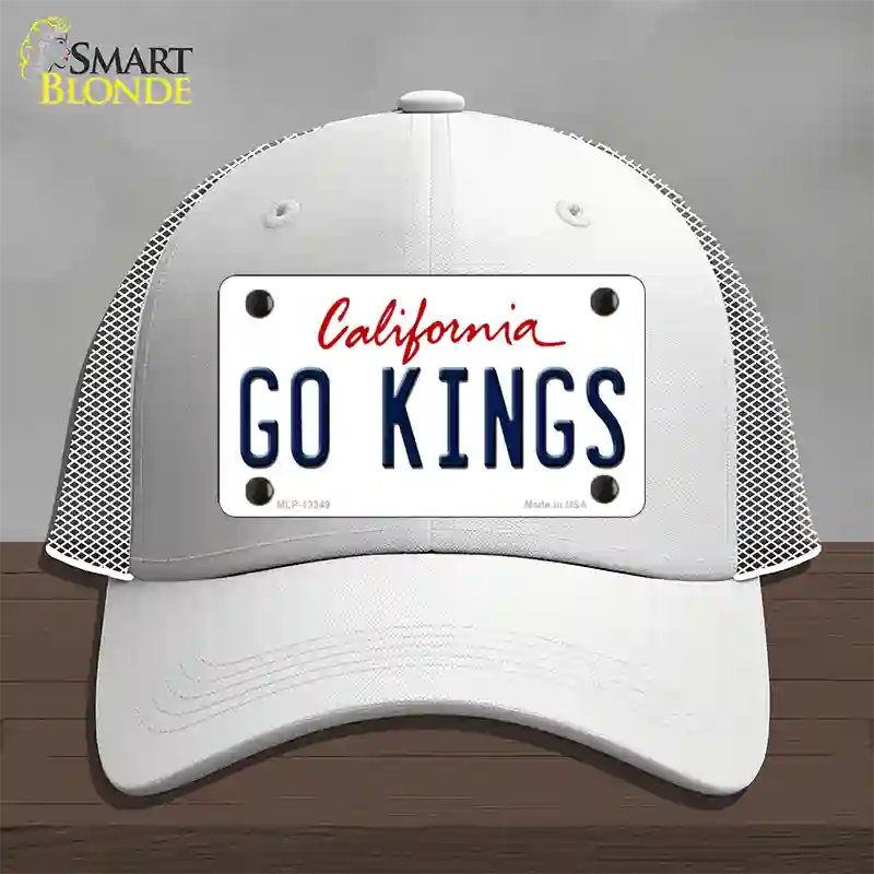 Go Kings California Novelty License Plate Hat Tag Mesh White