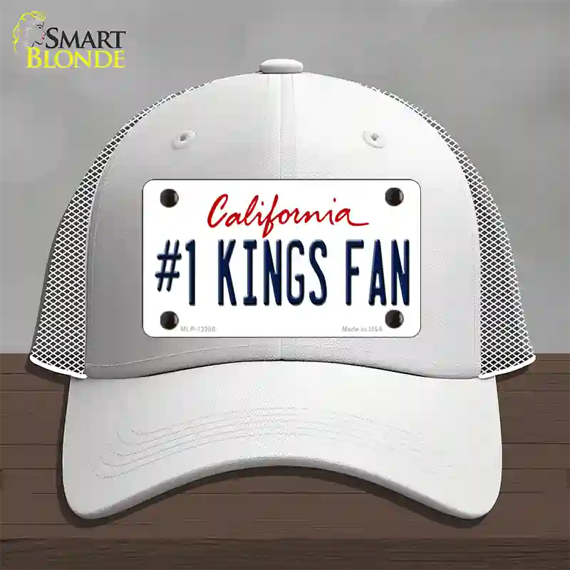 Number 1 Kings Fan California Novelty License Plate Hat Tag Mesh White