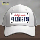Number 1 Kings Fan California Novelty License Plate Hat Tag Mesh White
