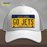 New York Go Jets Novelty License Plate Hat Tag Mesh White