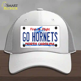 Hornets Fan Novelty License Plate Hat Tag Mesh White
