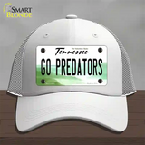 Go Predators Novelty License Plate Hat Tag Mesh White