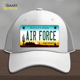 Air Force Arizona Novelty License Plate Hat Tag Mesh White