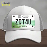 Too Cute For You Novelty License Plate Hat Tag Mesh White