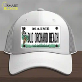 Old Orchard Beach Maine Novelty License Plate Hat Tag Mesh White