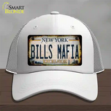 Bills Mafia New York Rusty Novelty License Plate Hat Tag Mesh White