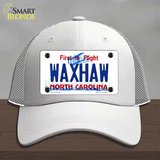 Waxhaw North Carolina Novelty License Plate Hat Tag Mesh White