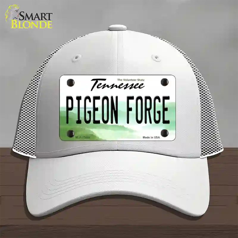 Pigeon Forge Tennessee Novelty License Plate Hat Tag Mesh White