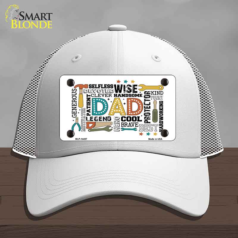 Dad Qualities Novelty License Plate Hat HAT-MLP-14497