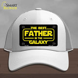 Best Father in the Galaxy Novelty License Plate Hat HAT-MLP-14503