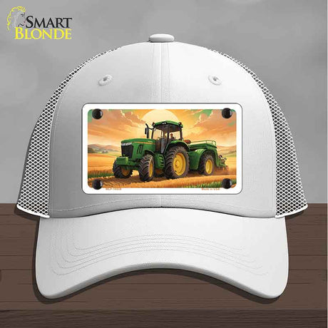 Tractor Sunset Novelty License Plate Hat HAT-MLP-14508