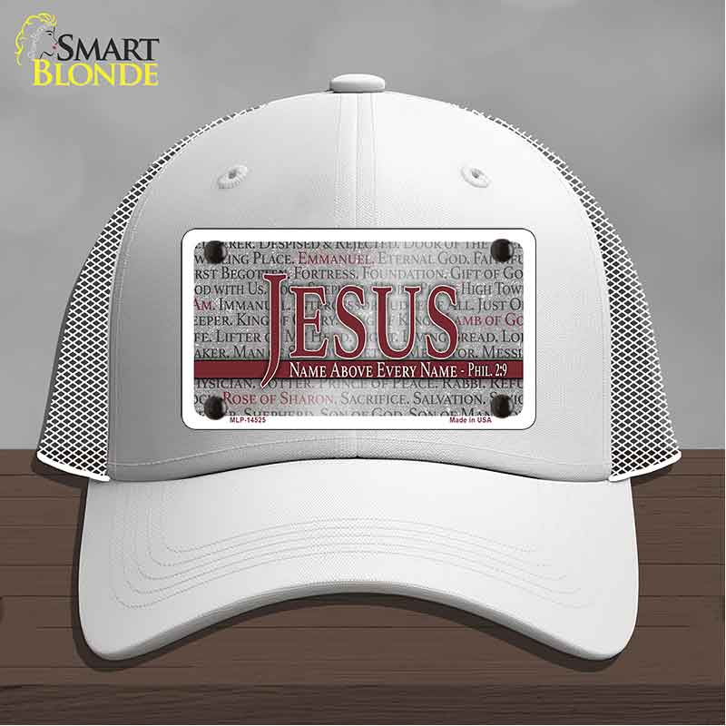 Jesus Name Above Every Name Novelty License Plate Hat HAT-MLP-14525