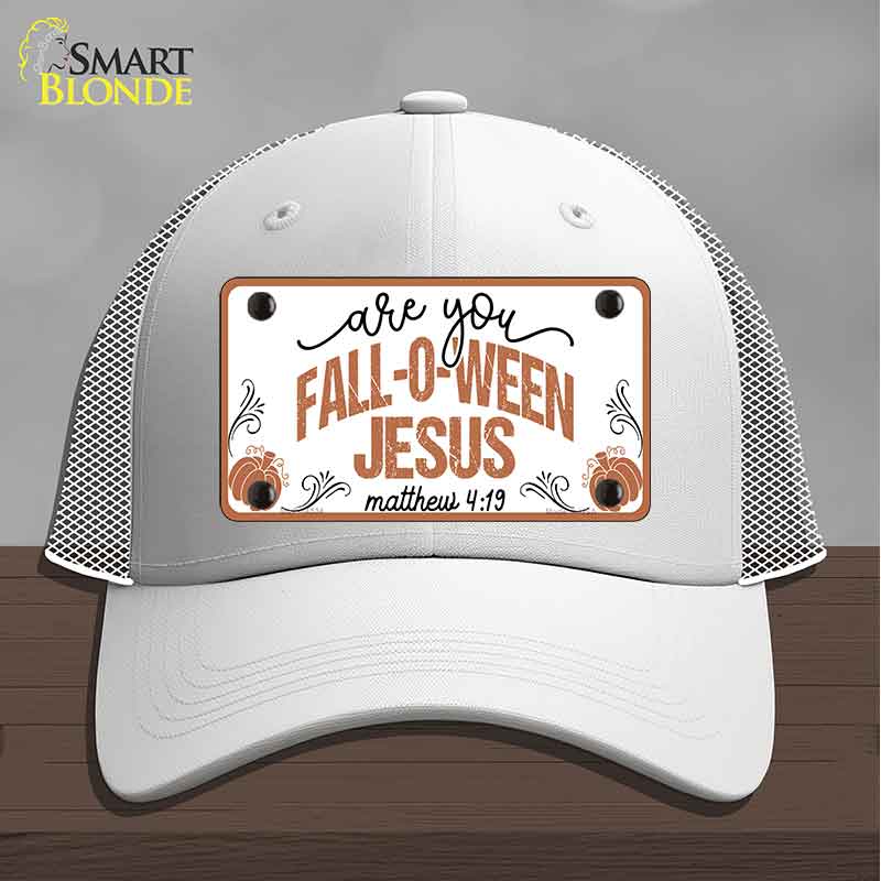Fall-o-ween Jesus Novelty License Plate Hat HAT-MLP-14534