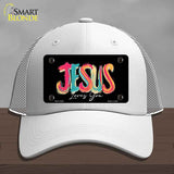 Jesus Loves You Novelty License Plate Hat HAT-MLP-14553