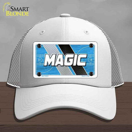MAGIC Graphic Novelty License Plate Hat HAT-MLP-14616 Mesh White
