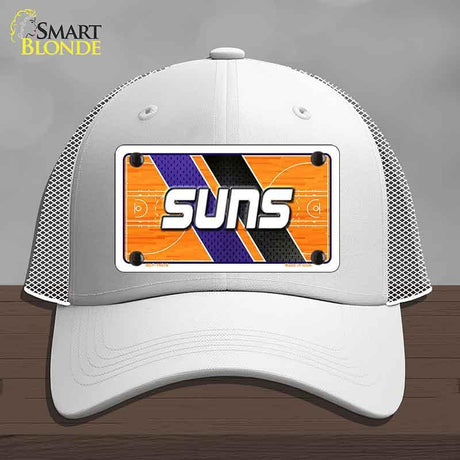 SUNS Graphic Novelty License Plate Hat HAT-MLP-14618 Mesh White