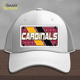 CARDINALS Graphic Novelty License Plate Hat HAT-MLP-14625 Mesh White