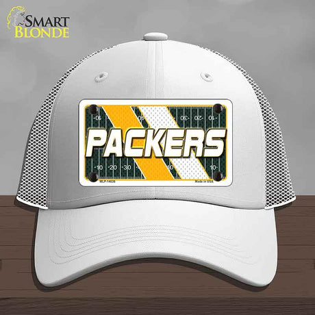 PACKERS Graphic Novelty License Plate Hat HAT-MLP-14636 Mesh White
