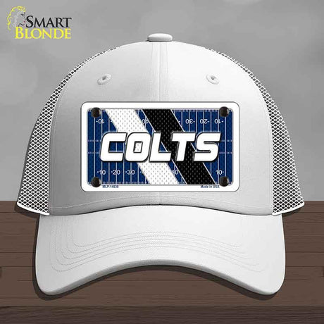 COLTS Graphic Novelty License Plate Hat HAT-MLP-14638 Mesh White
