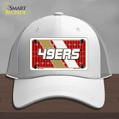49ERS Graphic Novelty License Plate Hat HAT-MLP-14652 Mesh White