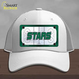 STARS Graphic Novelty License Plate Hat HAT-MLP-14665 Mesh White