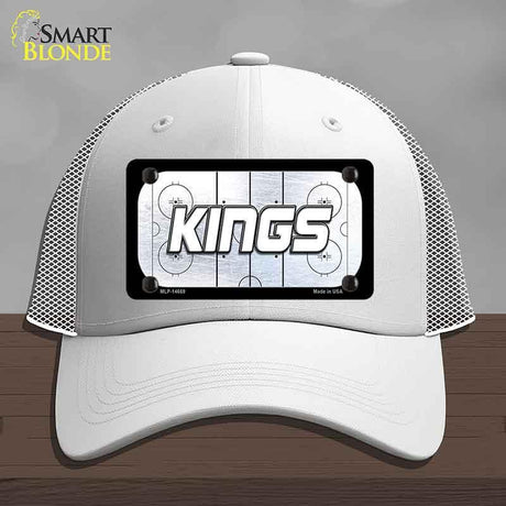 KINGS Graphic Novelty License Plate Hat HAT-MLP-14669 Mesh White