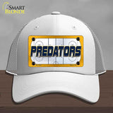 PREDATORS Graphic Novelty License Plate Hat HAT-MLP-14672 Mesh White