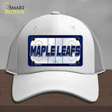 MAPLE LEAFS Graphic Novelty License Plate Hat HAT-MLP-14683 Mesh White