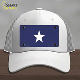 Bonnie Blue Flag Novelty License Plate Hat Mesh / White