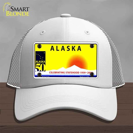 Alaska State Blank Novelty License Plate Hat HAT-MLP-2216
