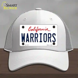 Warriors California State Novelty License Plate Hat Mesh / White