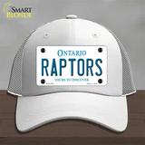 Raptors Ontario State Novelty License Plate Hat Mesh / White
