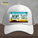 Moms Taxi Arizona Novelty License Plate Hat Mesh / White