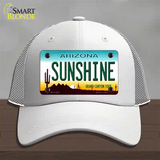 Sunshine Arizona Novelty License Plate Hat Mesh / White