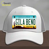 Gila Bend Arizona Novelty License Plate Hat Mesh / White