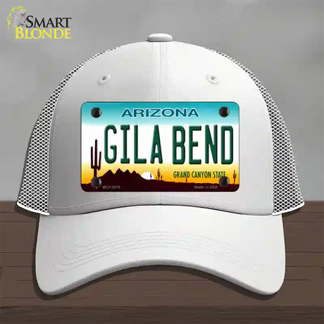 Gila Bend Arizona Novelty License Plate Hat Mesh / White