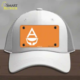 Antarctica Flag Novelty License Plate Hat Mesh / White