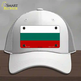 Bulgaria Flag Novelty License Plate Hat Mesh / White