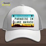Paradise In Lake Havasu Arizona Novelty License Plate Hat Mesh / White
