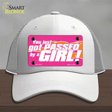 Got Passed By A Girl Novelty License Plate Hat Mesh / White
