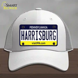 Harrisburg Pennsylvania State Novelty License Plate Hat Mesh / White