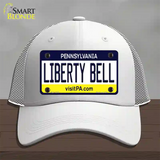 Liberty Bell Pennsylvania State Novelty License Plate Hat Mesh / White