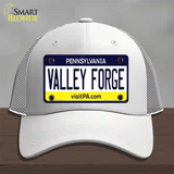 Valley Forge Pennsylvania State Novelty License Plate Hat Mesh / White