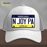 N Joy Pennsylvania State Novelty License Plate Hat Mesh / White