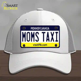Moms Taxi Pennsylvania State Novelty License Plate Hat Mesh / White