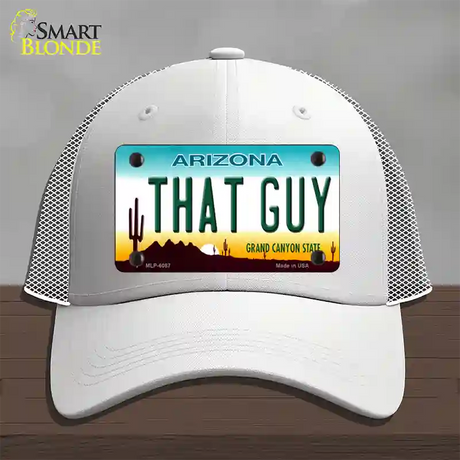 That Guy Arizona Novelty License Plate Hat Mesh / White