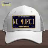 No Murci Delaware Novelty License Plate Hat Mesh / White